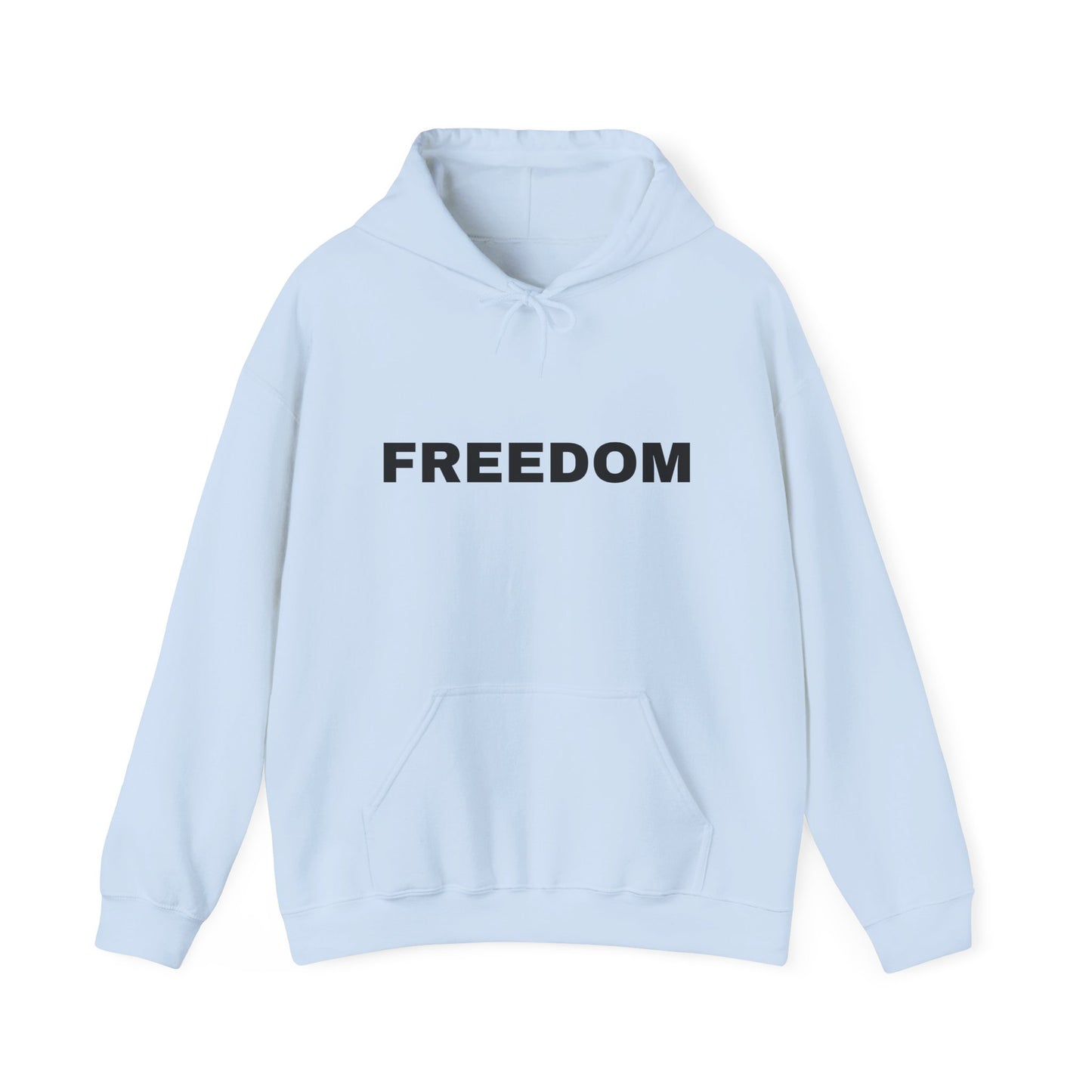 Freedom Hooded Sweatshirt, Unisex Hooded Sweatshirt, Trendy Sweatshirt for All, Casual Wear, Gift for Activists, Cozy Fashion
