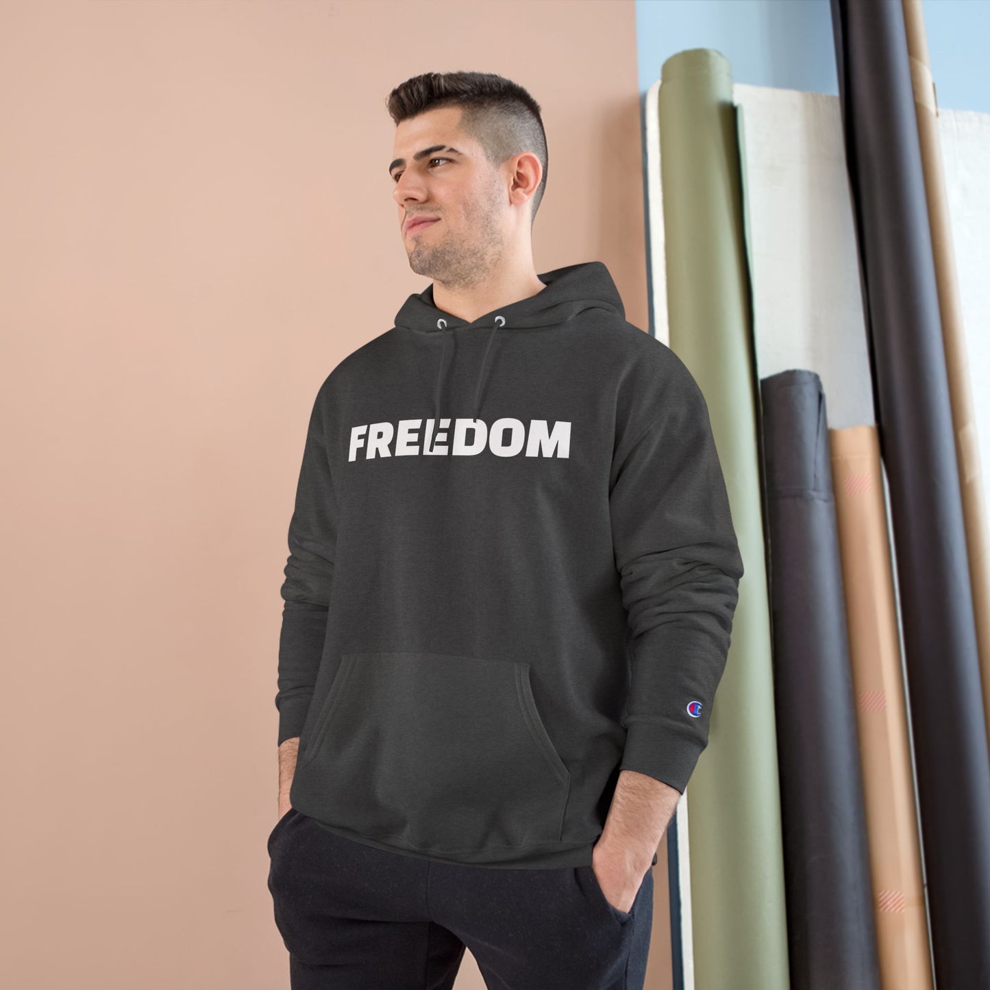 Freedom Champion Hoodie | Cozy Sweatshirt, Unisex Gift, Casual Wear, Inspirational Style, Everyday Comfort