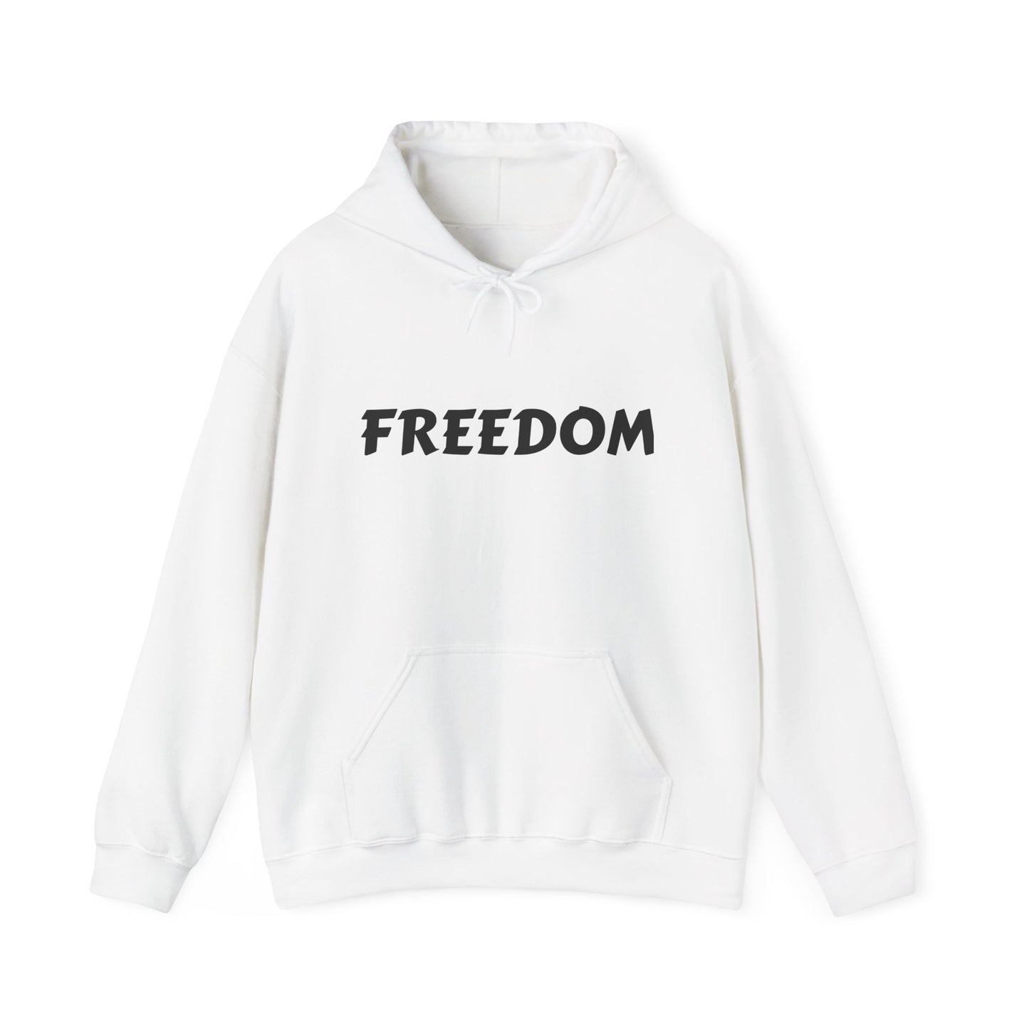 Unisex Heavy Blend™ Hooded Sweatshirt - Freedom, Comfortable Hoodie, Political Apparel, Cozy Gift for Activists