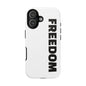 Tough Cases | Charlie Kirk Phone Case – Tough Patriotic Conservative Merchandise | Faith & Freedom Gear