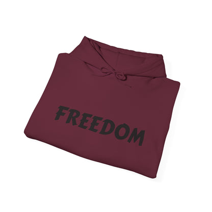 Unisex Heavy Blend™ Hooded Sweatshirt - Freedom, Comfortable Hoodie, Political Apparel, Cozy Gift for Activists