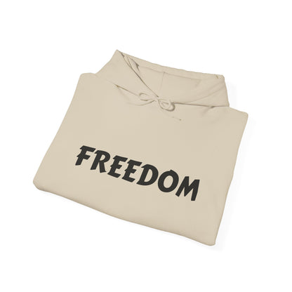 Unisex Heavy Blend™ Hooded Sweatshirt - Freedom, Comfortable Hoodie, Political Apparel, Cozy Gift for Activists