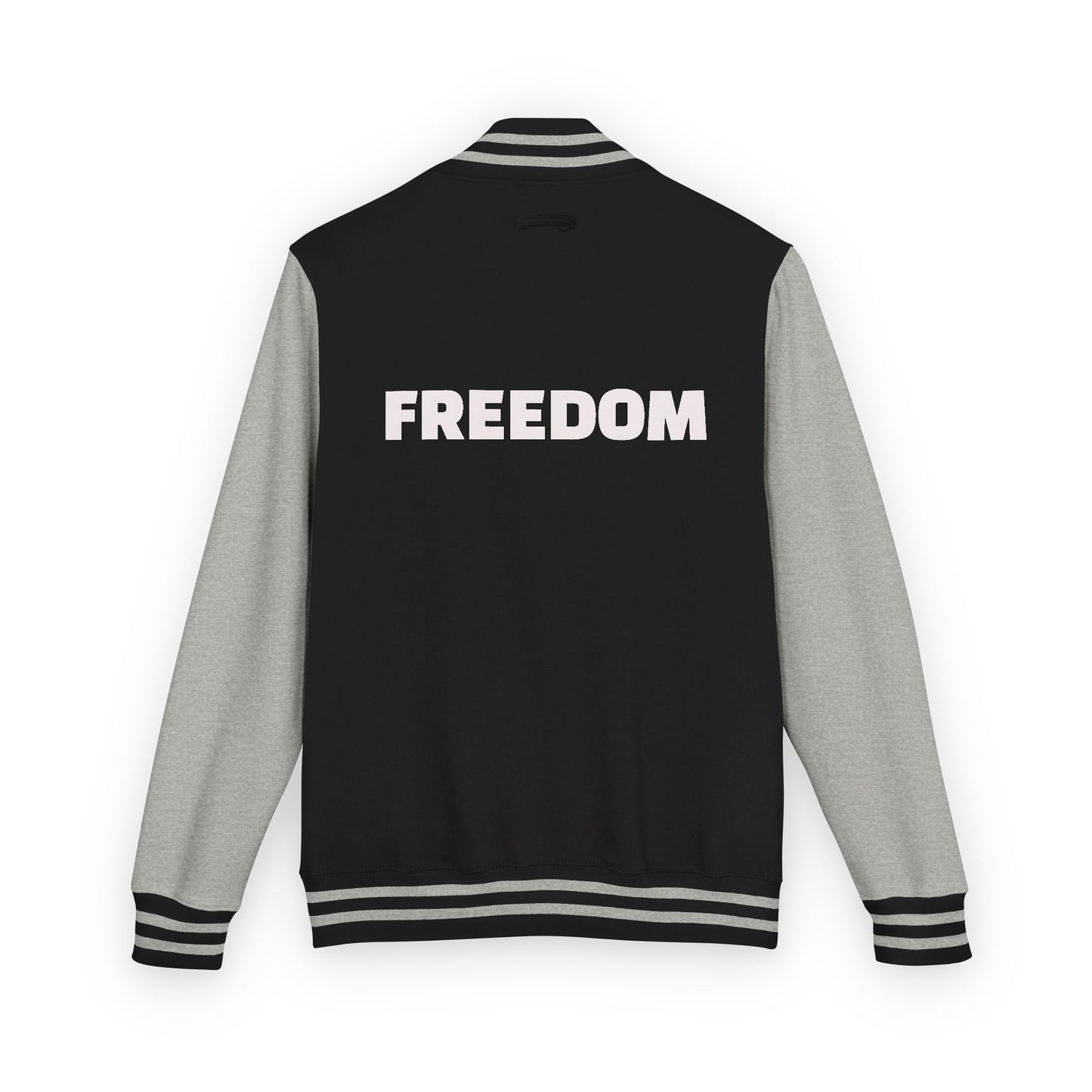 Unisex Heavyweight Letterman Jacket, Freedom Spirit Jacket, Casual Outerwear, Sporty College Style, Gift for Graduates, Trendy [...]
