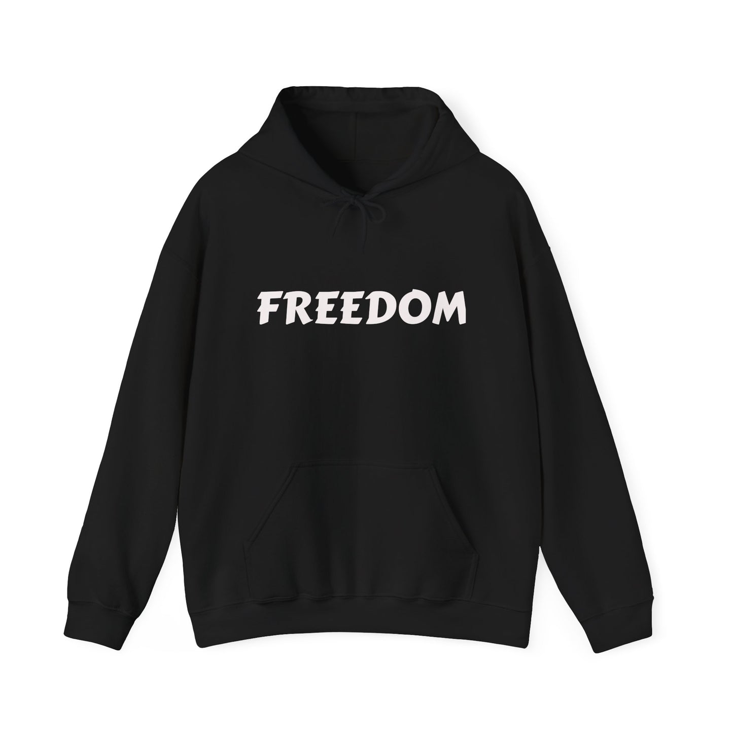 Unisex Heavy Blend™ Hooded Sweatshirt - Freedom, Comfortable Hoodie, Political Apparel, Cozy Gift for Activists