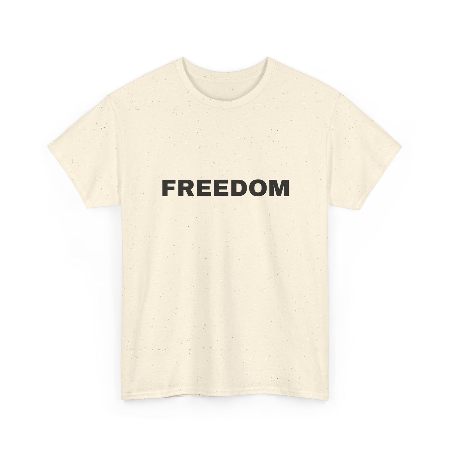 Freedom Unisex Heavy Cotton Tee - Motivational Shirt, Casual Wear, Gift for Activists, Everyday Comfort, Inspirational Apparel