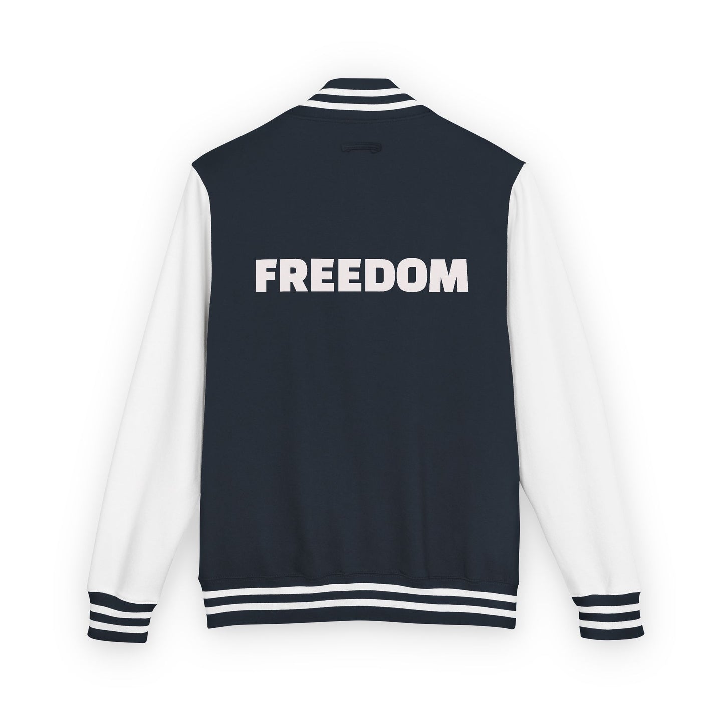 Unisex Heavyweight Letterman Jacket, Freedom Spirit Jacket, Casual Outerwear, Sporty College Style, Gift for Graduates, Trendy [...]