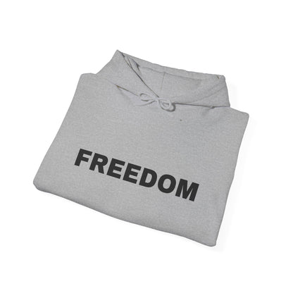 Freedom Hooded Sweatshirt, Unisex Hooded Sweatshirt, Trendy Sweatshirt for All, Casual Wear, Gift for Activists, Cozy Fashion