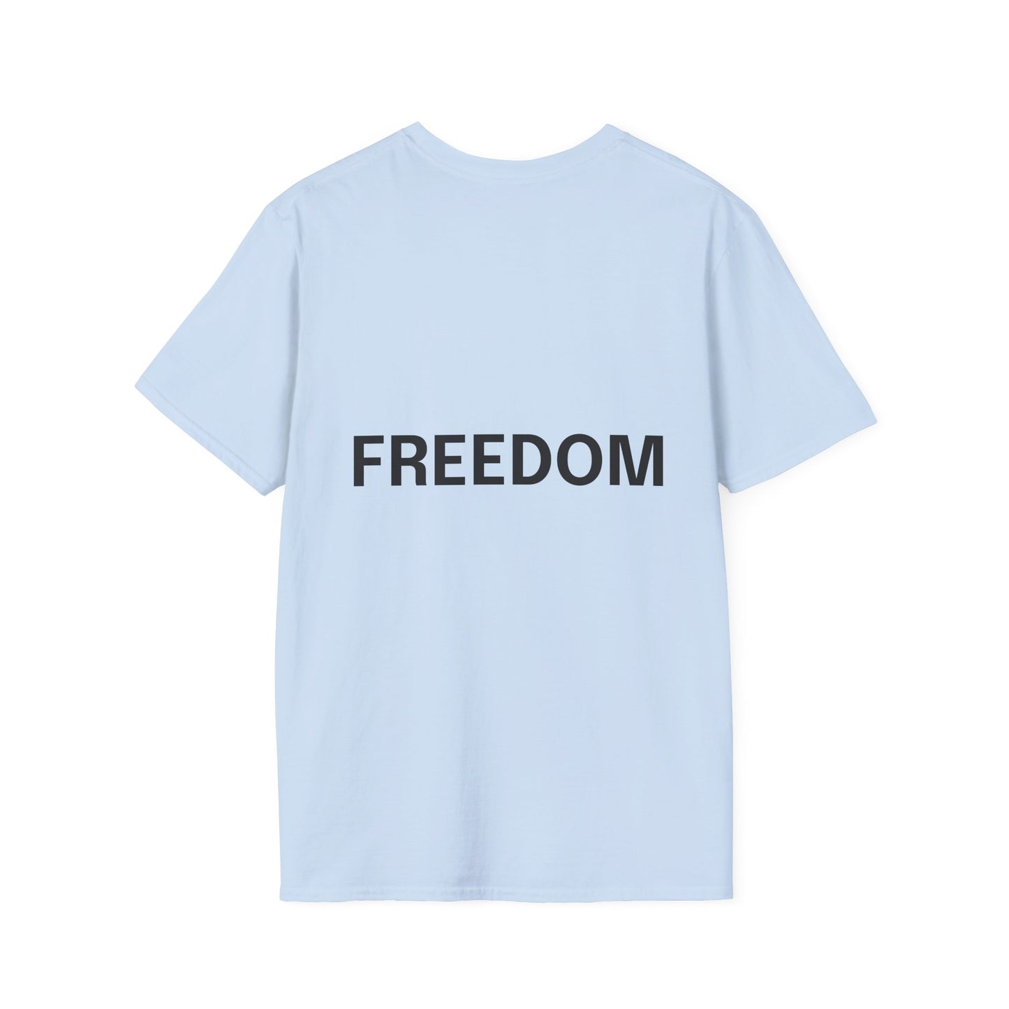 Freedom Unisex Softstyle T-Shirt | Casual Wear, Gift for Friends, Summer Fashion, Motivational Tee, Everyday Comfort