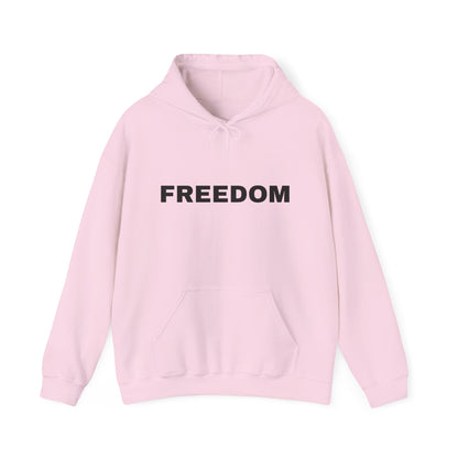 Freedom Hooded Sweatshirt, Unisex Hooded Sweatshirt, Trendy Sweatshirt for All, Casual Wear, Gift for Activists, Cozy Fashion