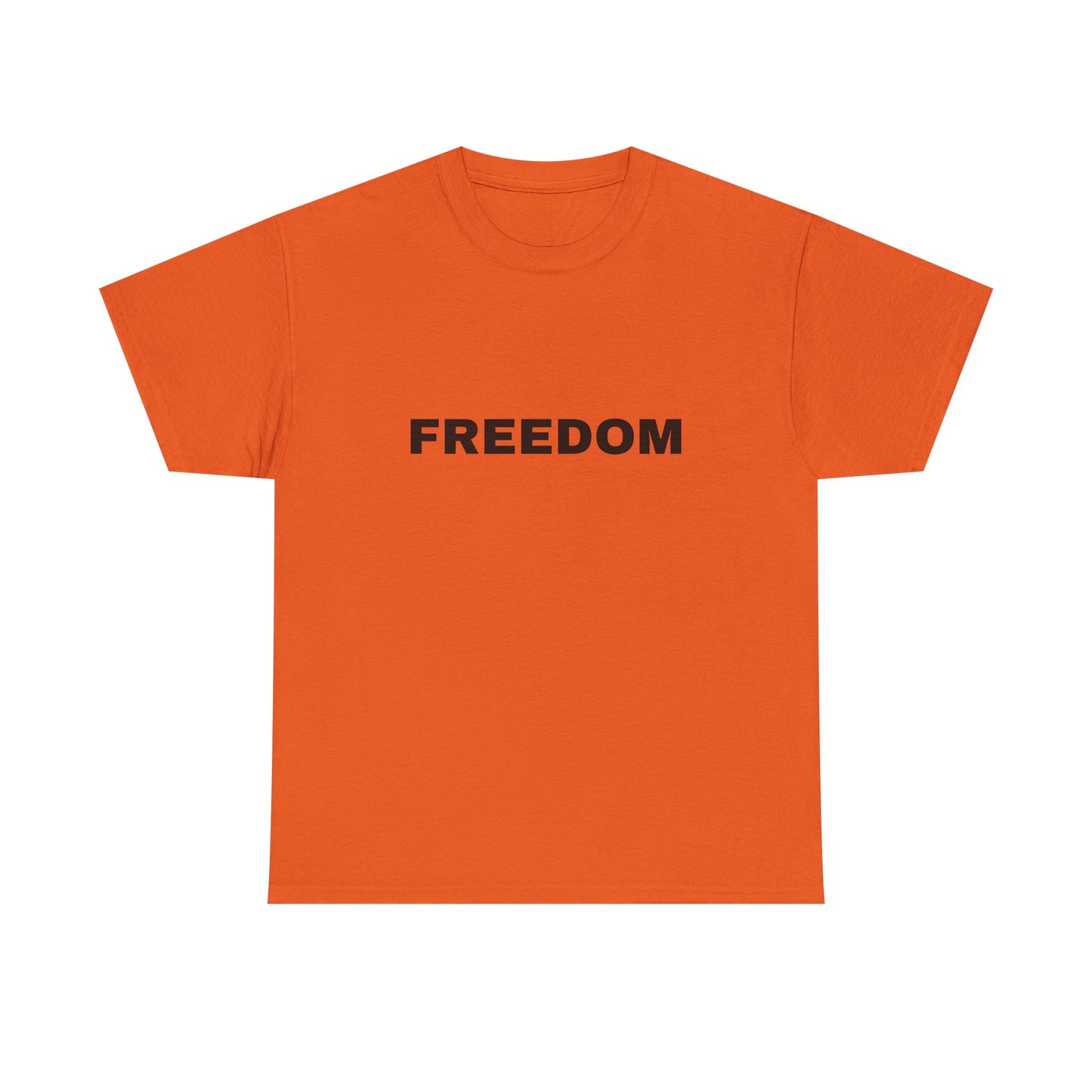 Freedom Unisex Heavy Cotton Tee - Motivational Shirt, Casual Wear, Gift for Activists, Everyday Comfort, Inspirational Apparel