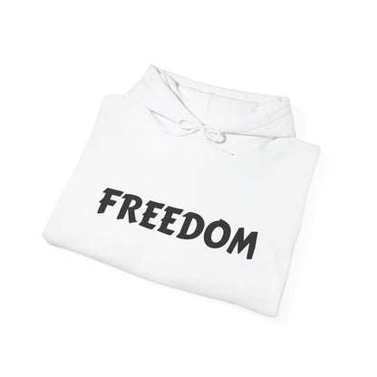 Unisex Heavy Blend™ Hooded Sweatshirt - Freedom, Comfortable Hoodie, Political Apparel, Cozy Gift for Activists
