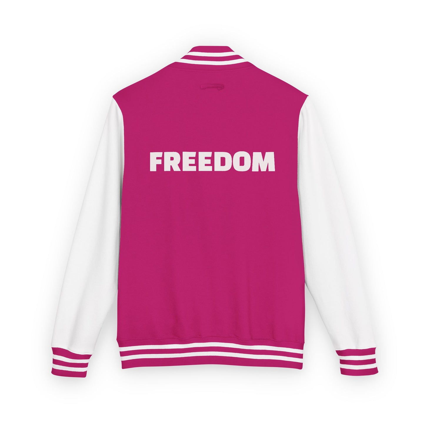 Unisex Heavyweight Letterman Jacket, Freedom Spirit Jacket, Casual Outerwear, Sporty College Style, Gift for Graduates, Trendy [...]