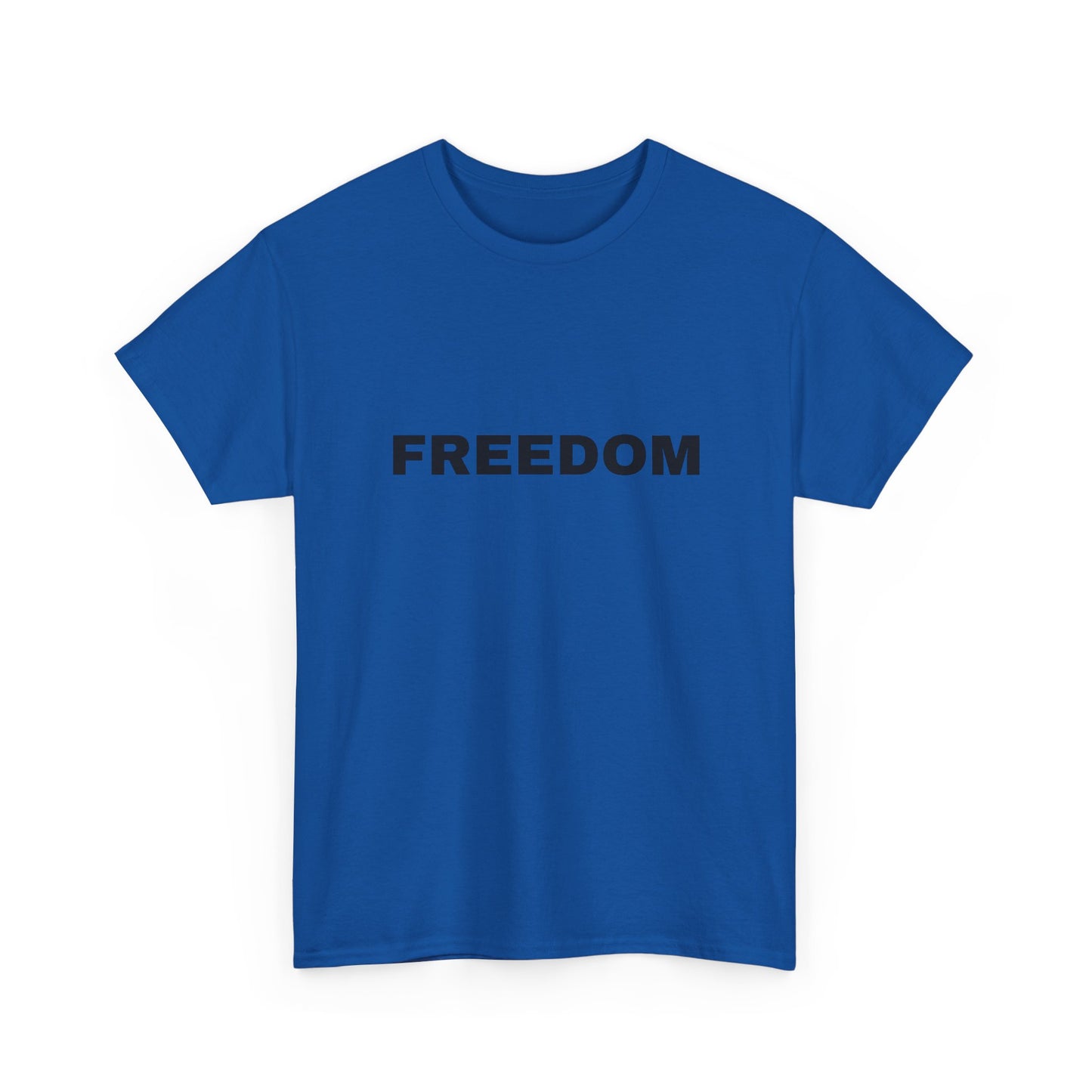 Freedom Unisex Heavy Cotton Tee - Motivational Shirt, Casual Wear, Gift for Activists, Everyday Comfort, Inspirational Apparel