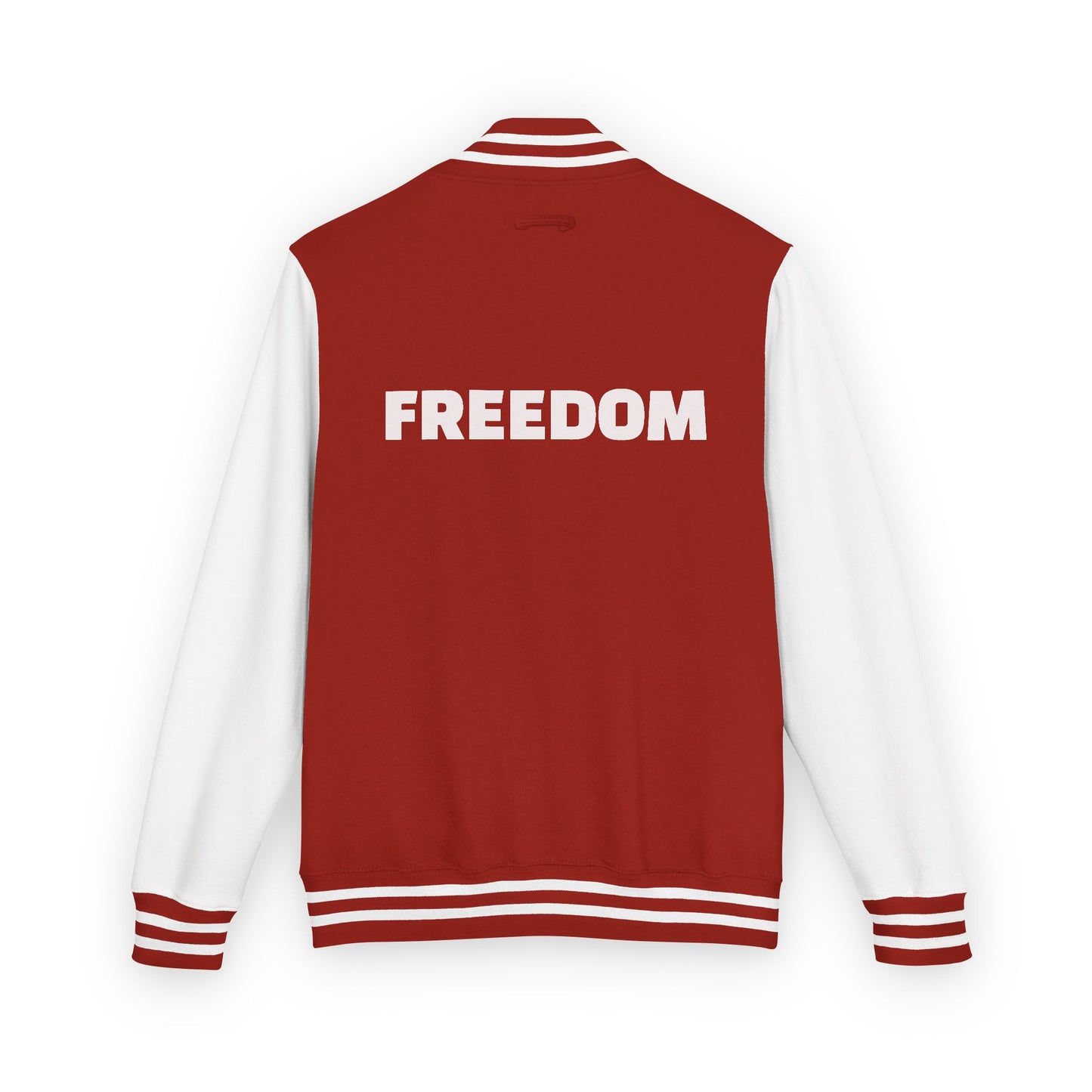 Unisex Heavyweight Letterman Jacket, Freedom Spirit Jacket, Casual Outerwear, Sporty College Style, Gift for Graduates, Trendy [...]