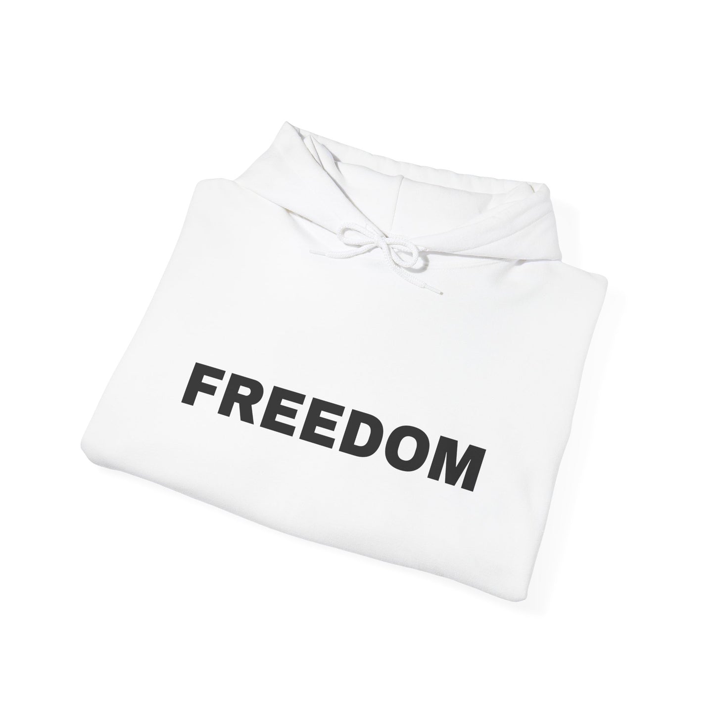 Freedom Hooded Sweatshirt, Unisex Hooded Sweatshirt, Trendy Sweatshirt for All, Casual Wear, Gift for Activists, Cozy Fashion