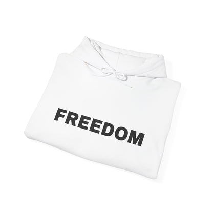 Freedom Hooded Sweatshirt, Unisex Hooded Sweatshirt, Trendy Sweatshirt for All, Casual Wear, Gift for Activists, Cozy Fashion