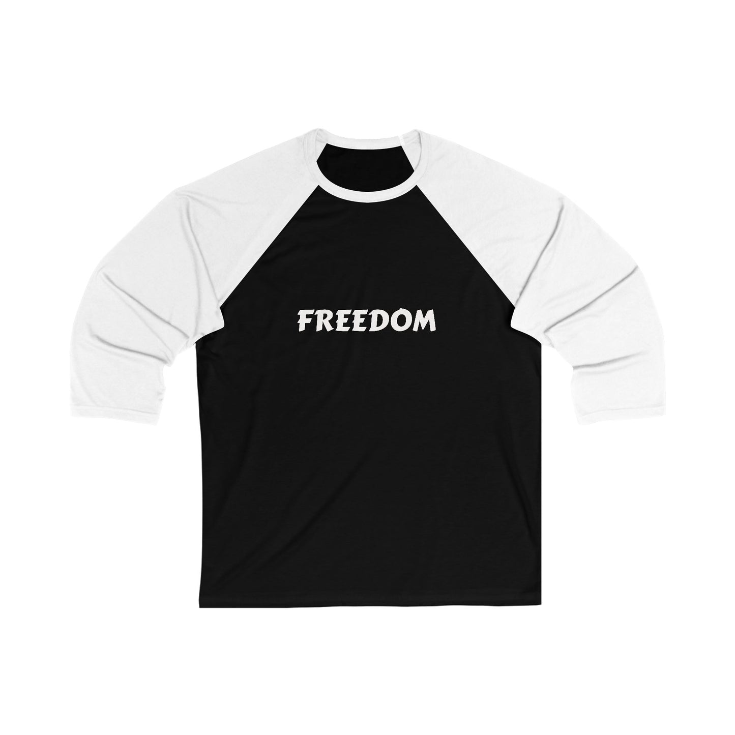 Unisex Baseball Tee - Freedom & Custom Name Shirt, Personalized Gift, Sports Team Apparel, Casual Wear, Summer Outing