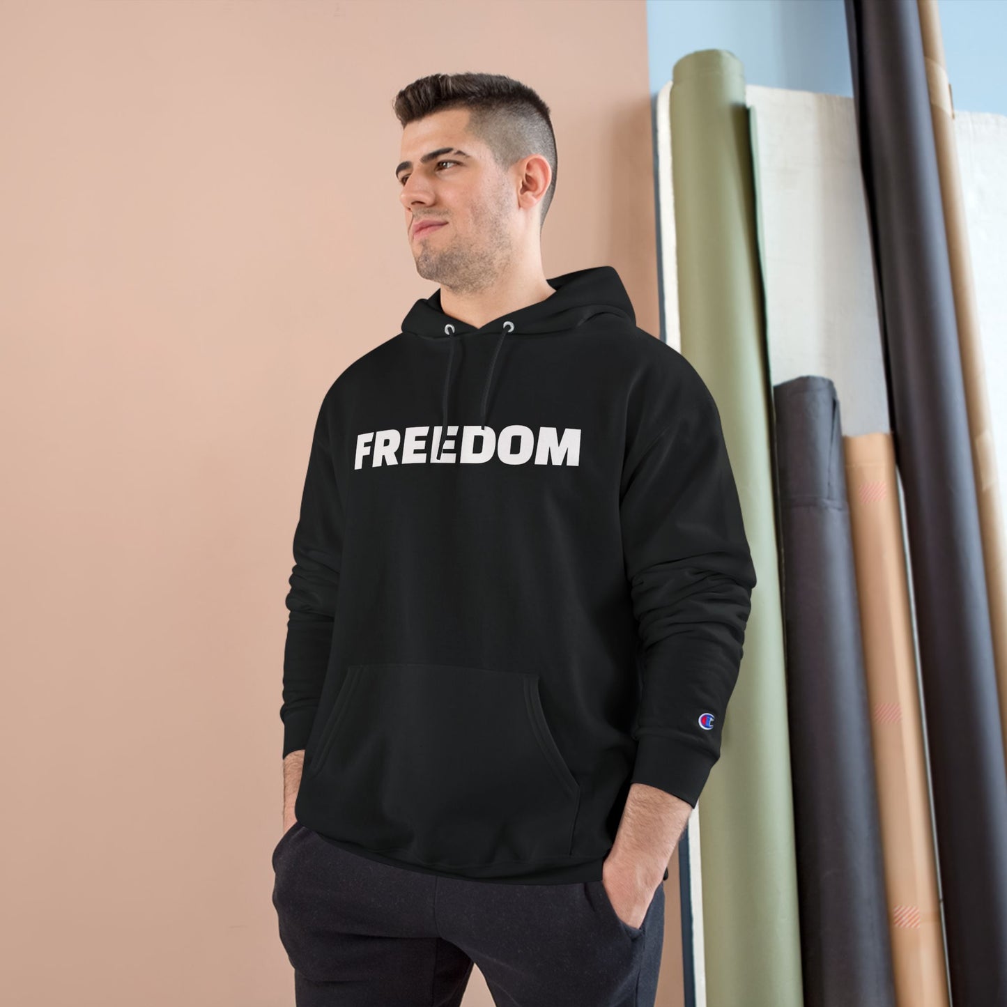 Freedom Champion Hoodie | Cozy Sweatshirt, Unisex Gift, Casual Wear, Inspirational Style, Everyday Comfort