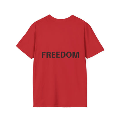 Freedom Unisex Softstyle T-Shirt | Casual Wear, Gift for Friends, Summer Fashion, Motivational Tee, Everyday Comfort