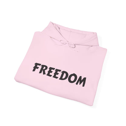 Unisex Heavy Blend™ Hooded Sweatshirt - Freedom, Comfortable Hoodie, Political Apparel, Cozy Gift for Activists