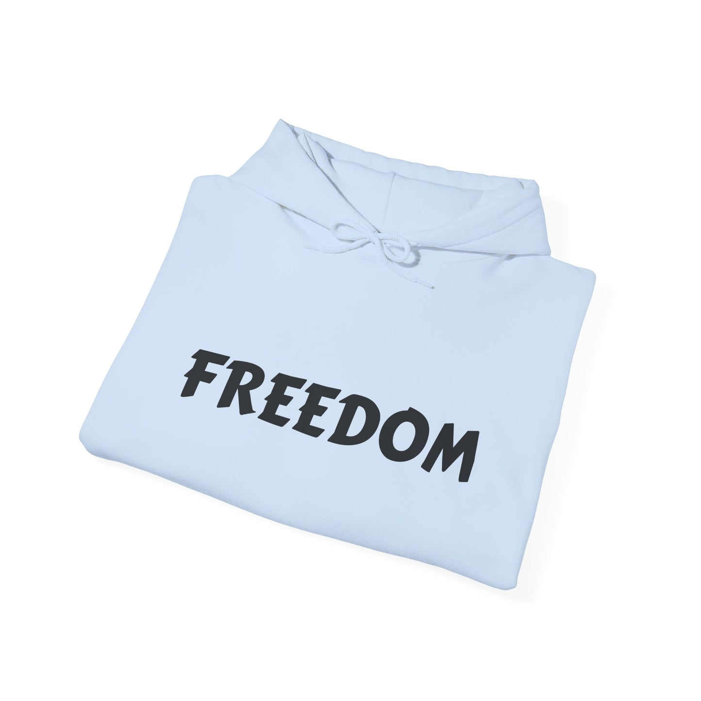 Unisex Heavy Blend™ Hooded Sweatshirt - Freedom, Comfortable Hoodie, Political Apparel, Cozy Gift for Activists