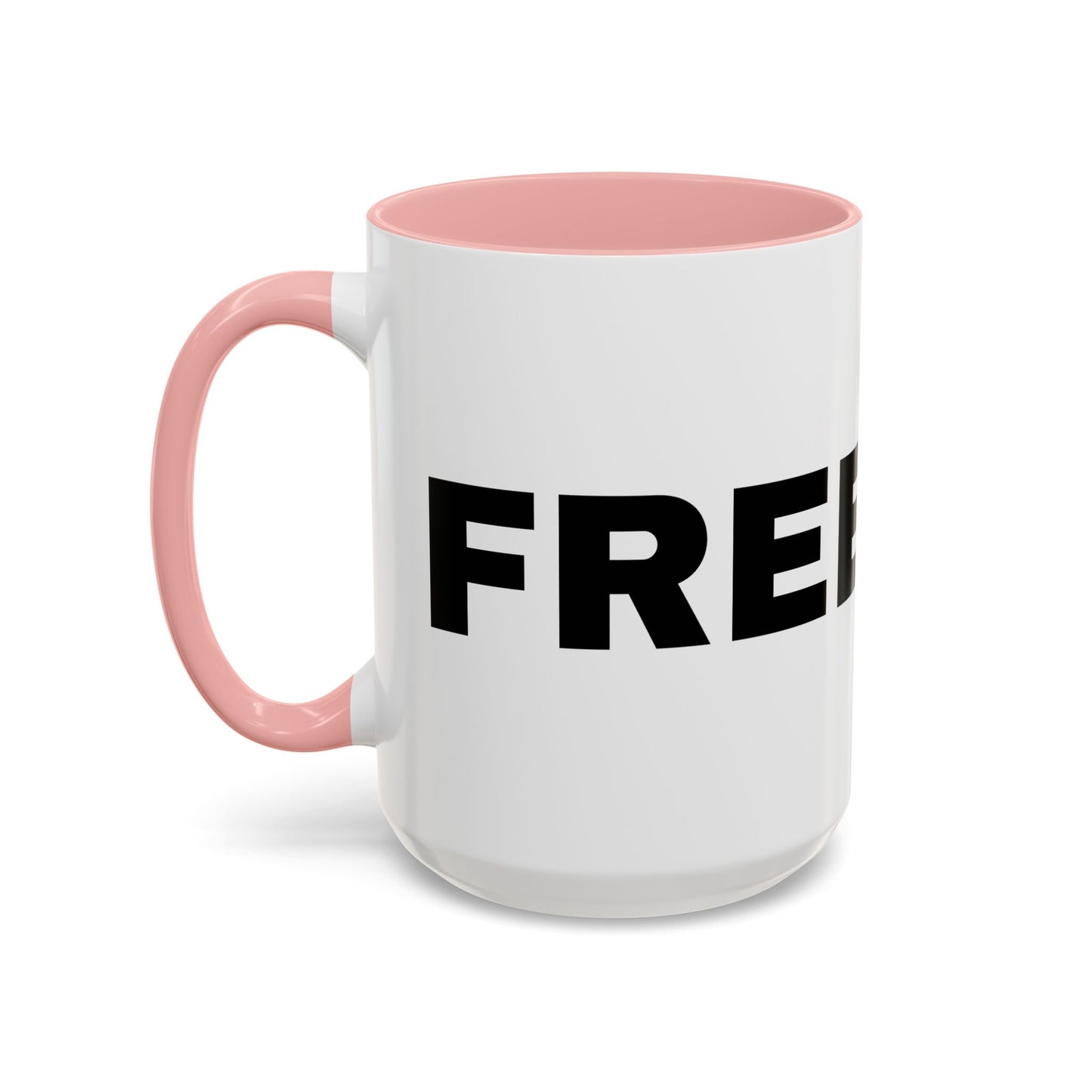 Freedom Accent Coffee Mug - Motivational Gift, Inspirational Cup, Office Mug, Custom Drinkware, Coffee Lover's Gift