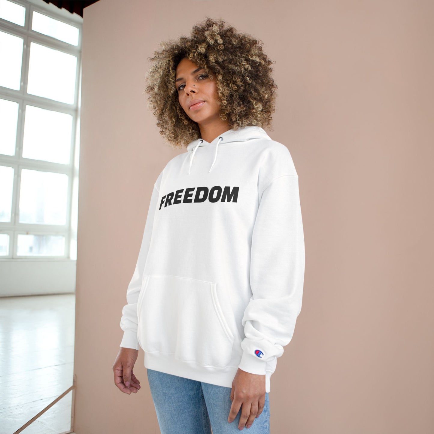 Freedom Champion Hoodie | Cozy Sweatshirt, Unisex Gift, Casual Wear, Inspirational Style, Everyday Comfort