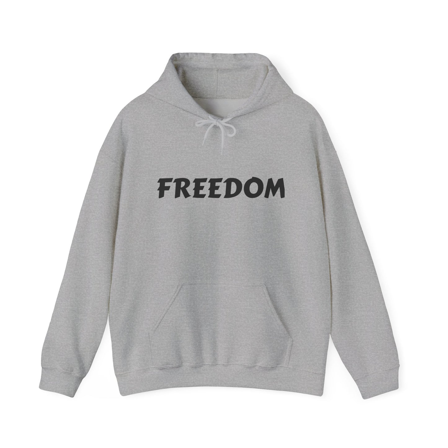 Unisex Heavy Blend™ Hooded Sweatshirt - Freedom, Comfortable Hoodie, Political Apparel, Cozy Gift for Activists