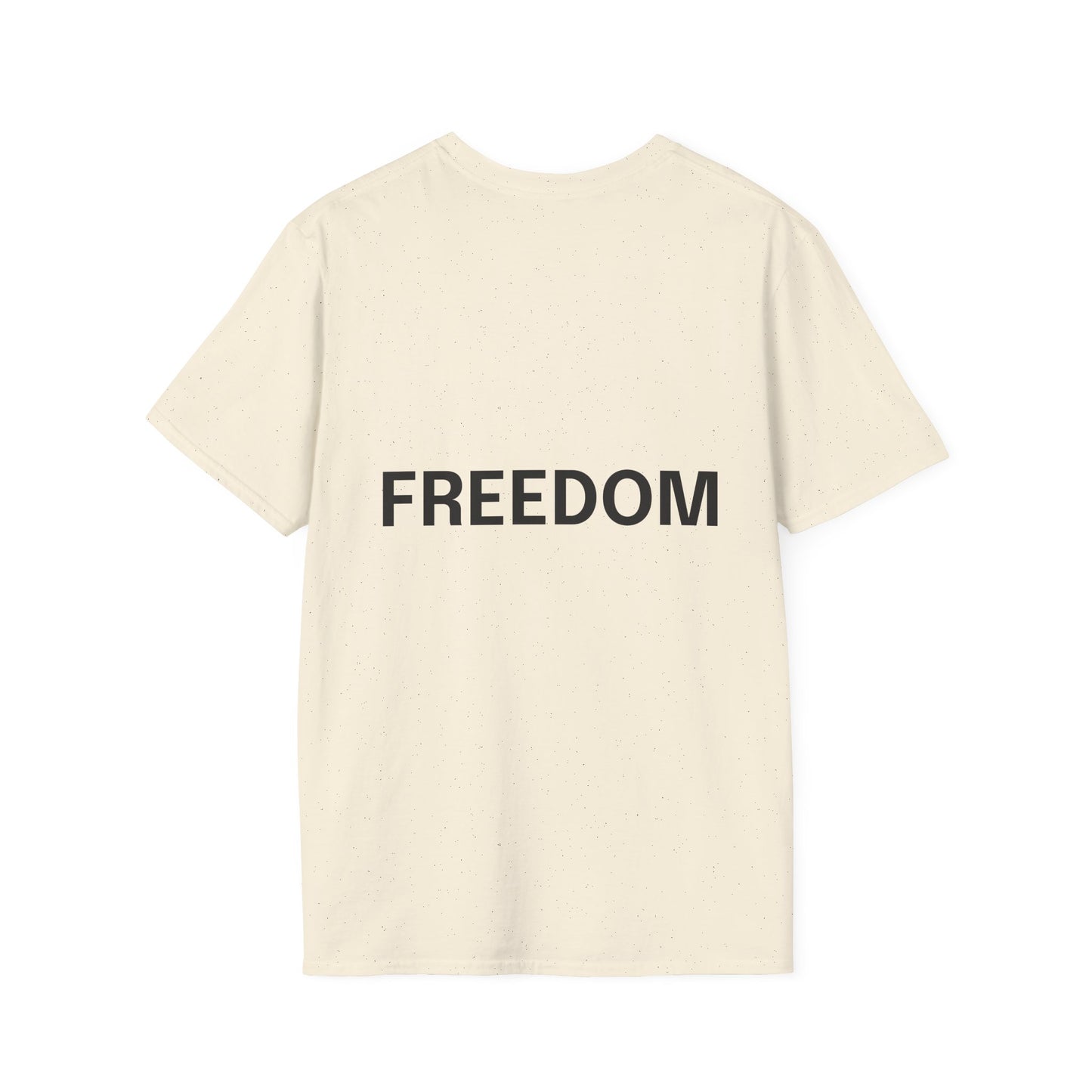 Freedom Unisex Softstyle T-Shirt | Casual Wear, Gift for Friends, Summer Fashion, Motivational Tee, Everyday Comfort