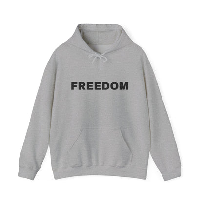 Freedom Hooded Sweatshirt, Unisex Hooded Sweatshirt, Trendy Sweatshirt for All, Casual Wear, Gift for Activists, Cozy Fashion