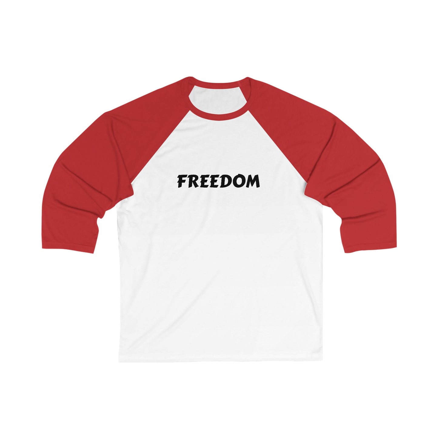 Unisex Baseball Tee - Freedom & Custom Name Shirt, Personalized Gift, Sports Team Apparel, Casual Wear, Summer Outing