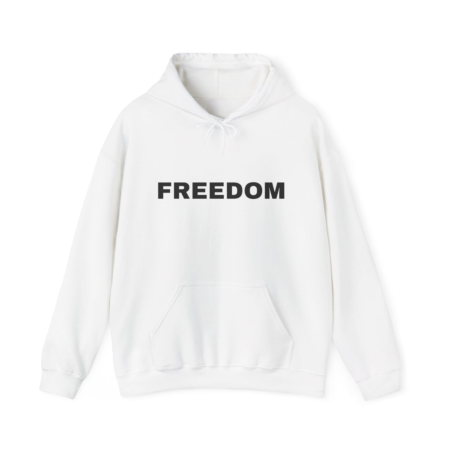 Freedom Hooded Sweatshirt, Unisex Hooded Sweatshirt, Trendy Sweatshirt for All, Casual Wear, Gift for Activists, Cozy Fashion
