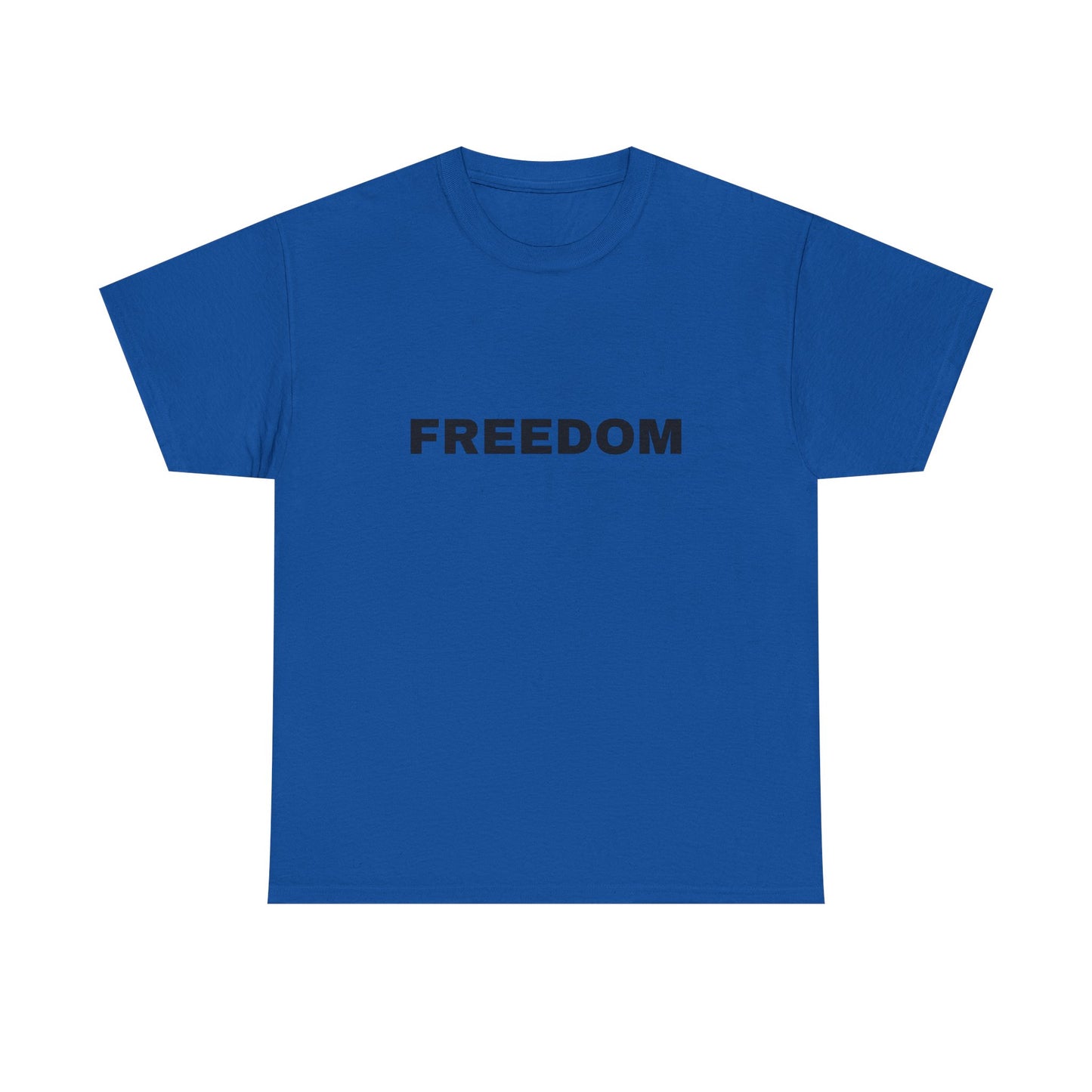 Freedom Unisex Heavy Cotton Tee - Motivational Shirt, Casual Wear, Gift for Activists, Everyday Comfort, Inspirational Apparel