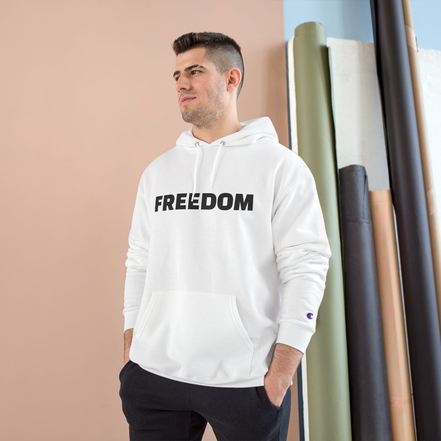 Freedom Champion Hoodie | Cozy Sweatshirt, Unisex Gift, Casual Wear, Inspirational Style, Everyday Comfort