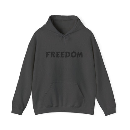Unisex Heavy Blend™ Hooded Sweatshirt - Freedom, Comfortable Hoodie, Political Apparel, Cozy Gift for Activists