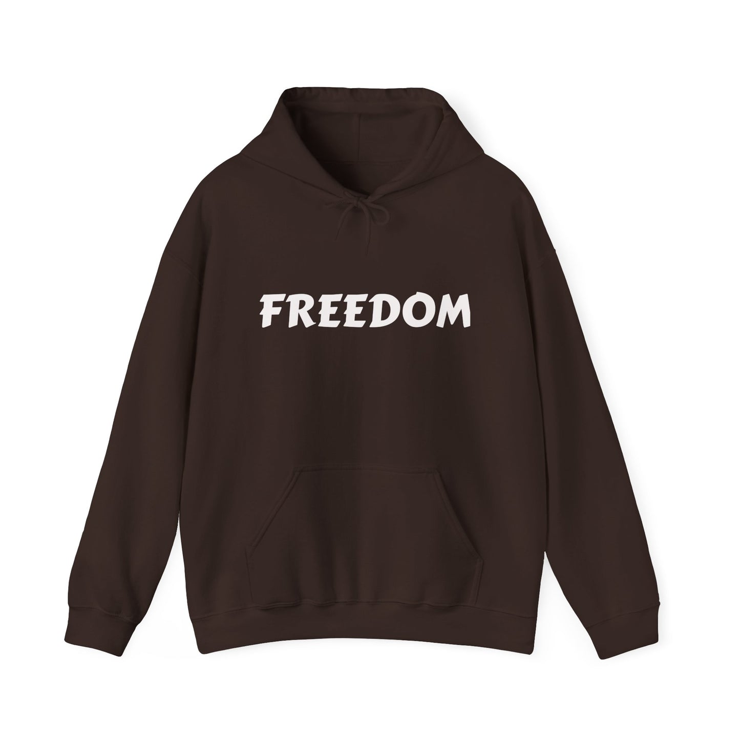 Unisex Heavy Blend™ Hooded Sweatshirt - Freedom, Comfortable Hoodie, Political Apparel, Cozy Gift for Activists