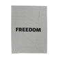 Cozy Freedom Velveteen Plush Blanket - Soft Throw, Minimalist Home Decor, Perfect for Gifts, Relaxation, and Cozy Nights