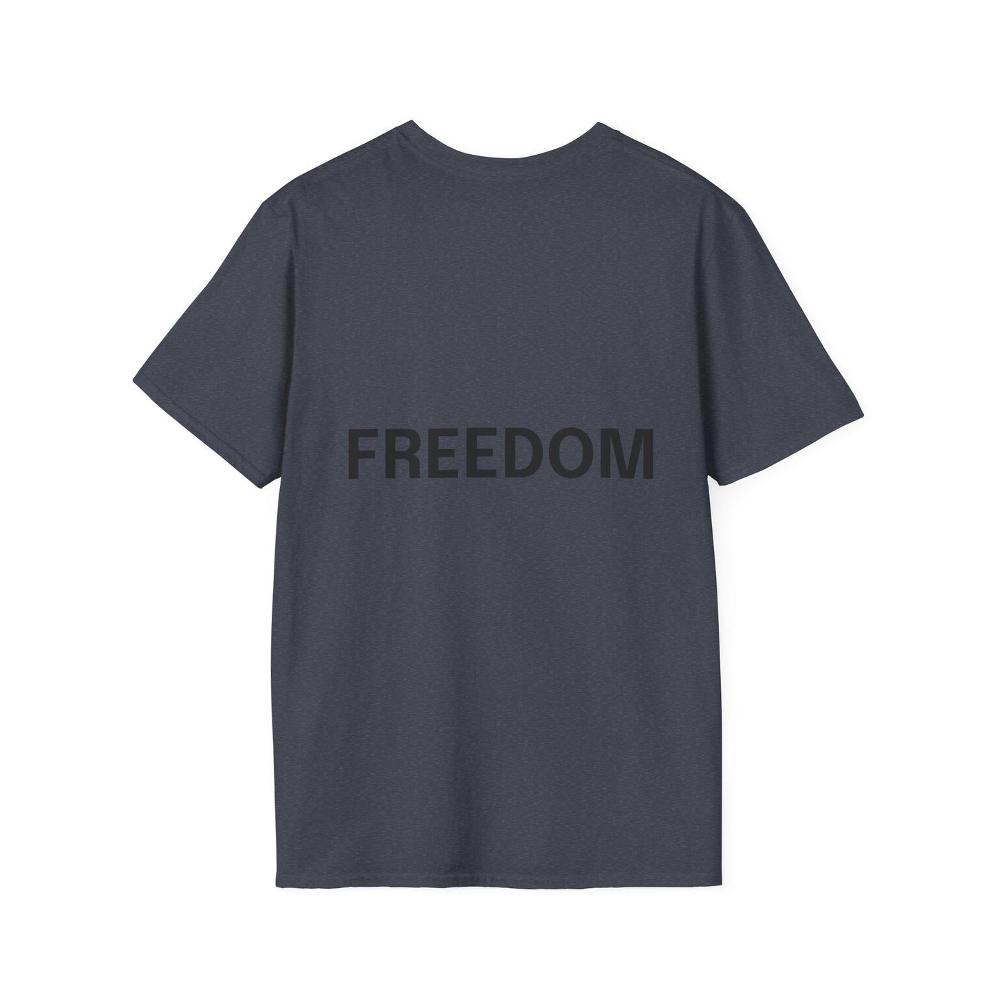 Freedom Unisex Softstyle T-Shirt | Casual Wear, Gift for Friends, Summer Fashion, Motivational Tee, Everyday Comfort
