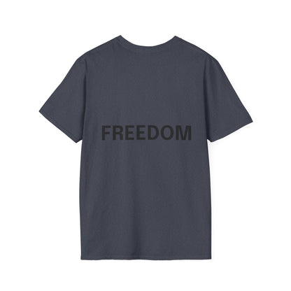 Freedom Unisex Softstyle T-Shirt | Casual Wear, Gift for Friends, Summer Fashion, Motivational Tee, Everyday Comfort