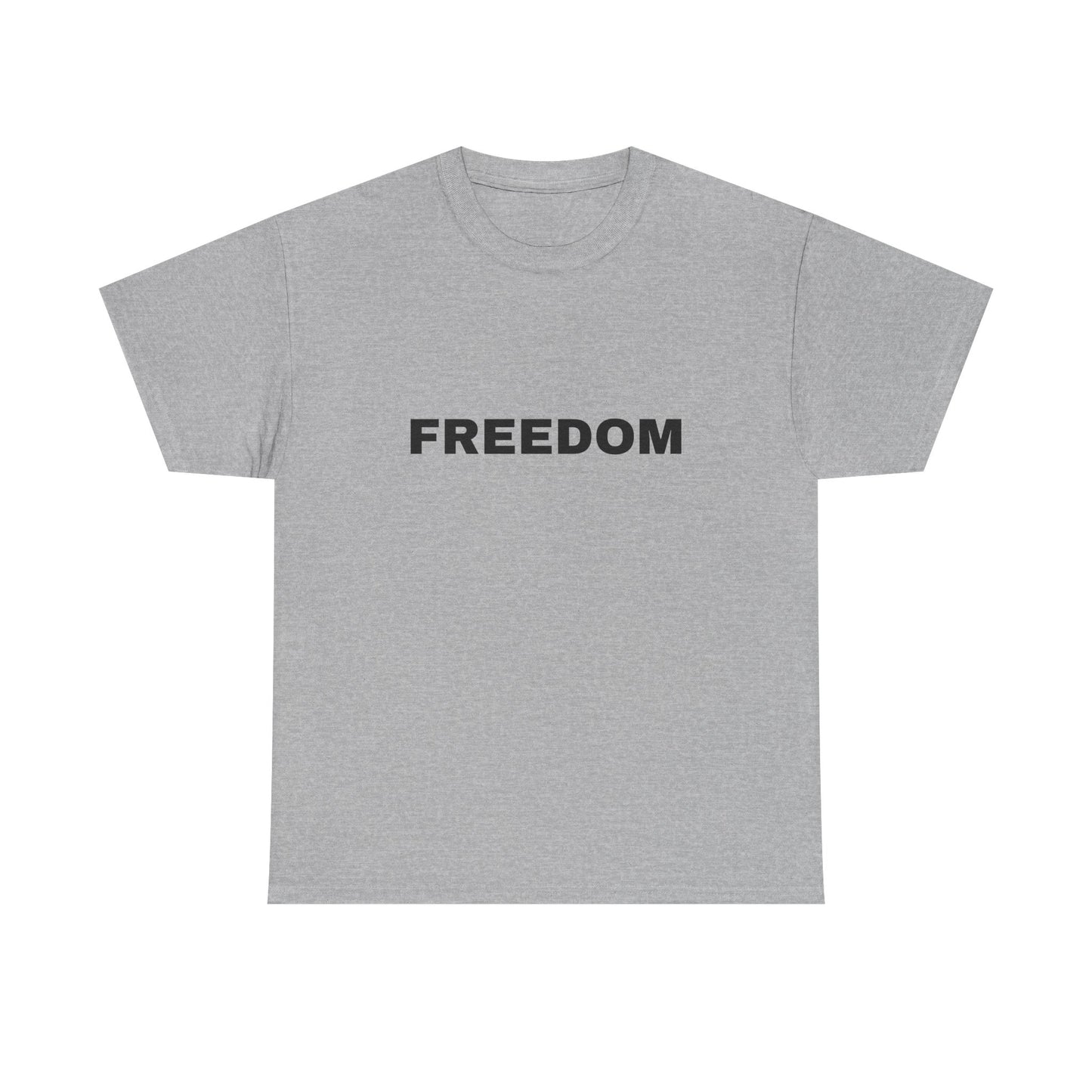 Freedom Unisex Heavy Cotton Tee - Motivational Shirt, Casual Wear, Gift for Activists, Everyday Comfort, Inspirational Apparel