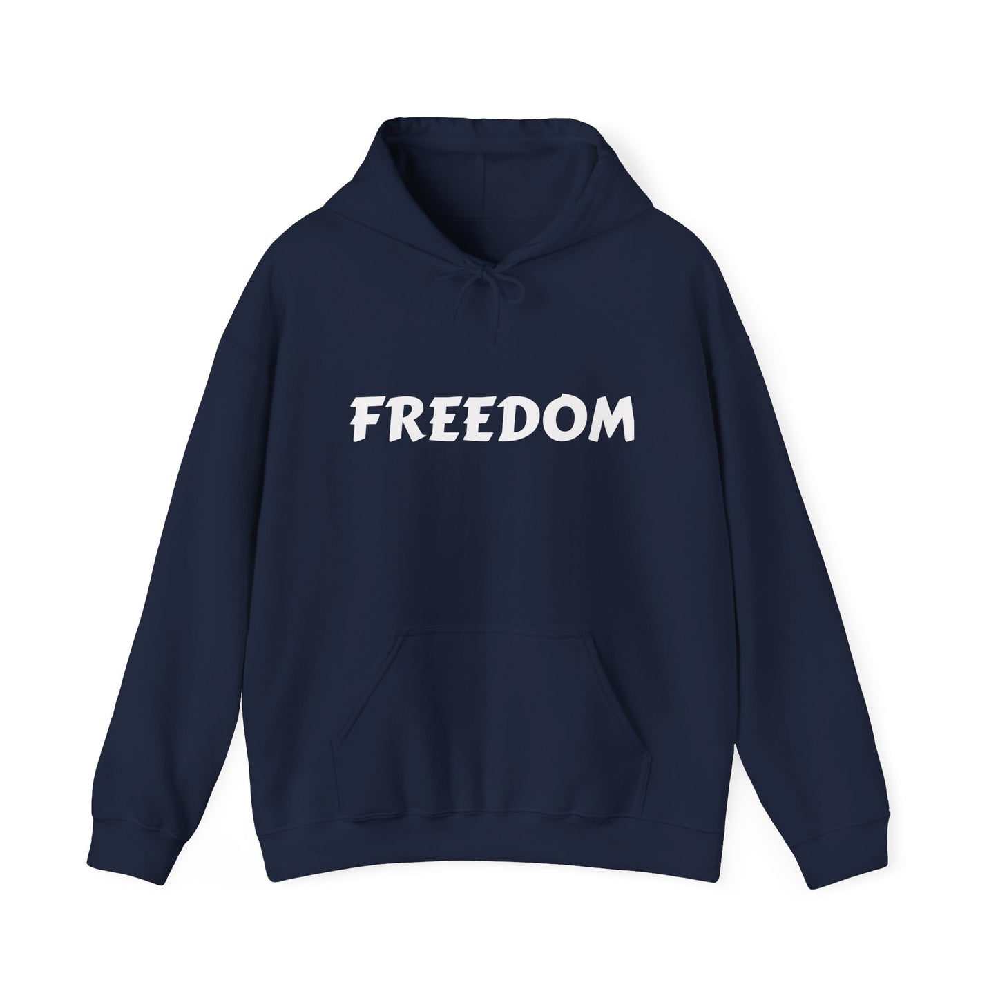 Unisex Heavy Blend™ Hooded Sweatshirt - Freedom, Comfortable Hoodie, Political Apparel, Cozy Gift for Activists