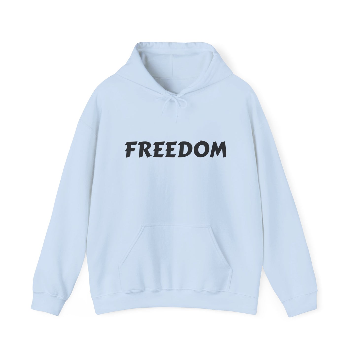 Unisex Heavy Blend™ Hooded Sweatshirt - Freedom, Comfortable Hoodie, Political Apparel, Cozy Gift for Activists
