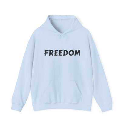 Unisex Heavy Blend™ Hooded Sweatshirt - Freedom, Comfortable Hoodie, Political Apparel, Cozy Gift for Activists