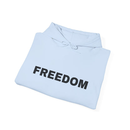 Freedom Hooded Sweatshirt, Unisex Hooded Sweatshirt, Trendy Sweatshirt for All, Casual Wear, Gift for Activists, Cozy Fashion