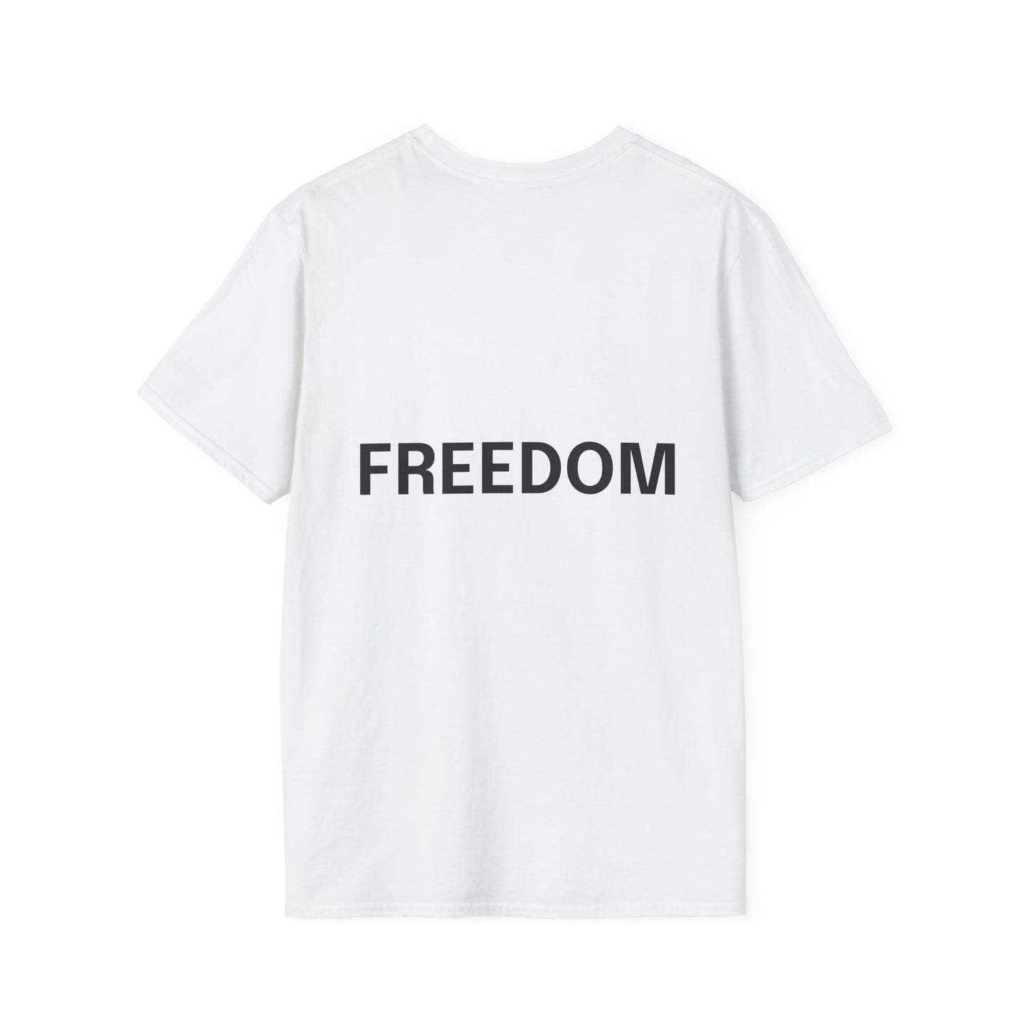 Freedom Unisex Softstyle T-Shirt | Casual Wear, Gift for Friends, Summer Fashion, Motivational Tee, Everyday Comfort