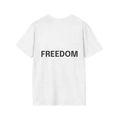 Freedom Unisex Softstyle T-Shirt | Casual Wear, Gift for Friends, Summer Fashion, Motivational Tee, Everyday Comfort