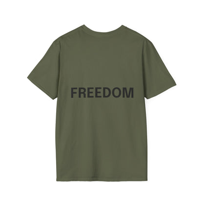 Freedom Unisex Softstyle T-Shirt | Casual Wear, Gift for Friends, Summer Fashion, Motivational Tee, Everyday Comfort