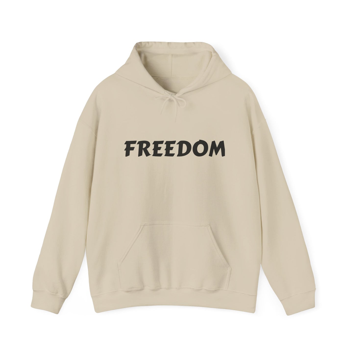 Unisex Heavy Blend™ Hooded Sweatshirt - Freedom, Comfortable Hoodie, Political Apparel, Cozy Gift for Activists